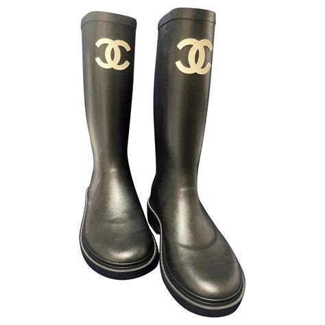 chanel boots 9.5|rubber chanel boots 2021.